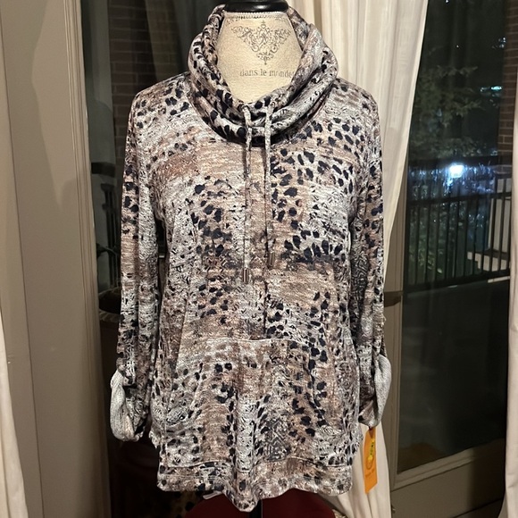 Ruby Rd. Tops - Ruby Rd must haves black brown tan cream white sweater loose neck NWT Small​